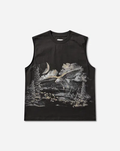 Roa Men S Fai Sleeveless T-shirt Washed In Black