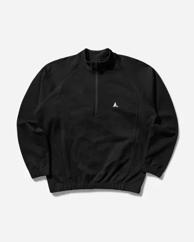 Roa Men S Heavy Half Zip Sweatshirt In Black