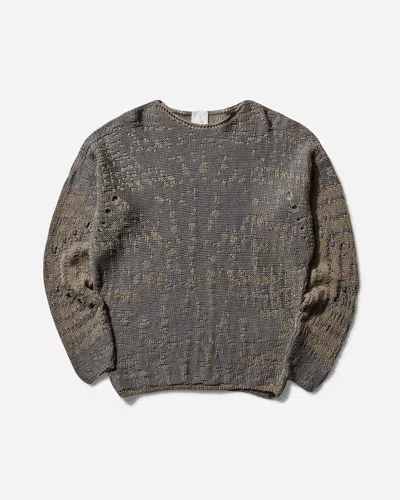 Roa Men S Vortex Crewneck Sweater Beige In Grey