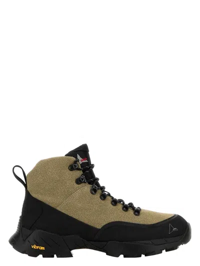 Roa Men's Two-tone Leather And Rubber Andreas Ankle Boots | Size It 41 | Nbuw176le37 Color Beg0004