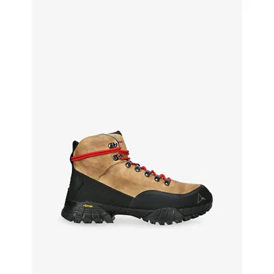 Roa Mens Brown/oth  X Our Legacy Andreas Leather Hiking Boots Eur 44 / 10 Uk