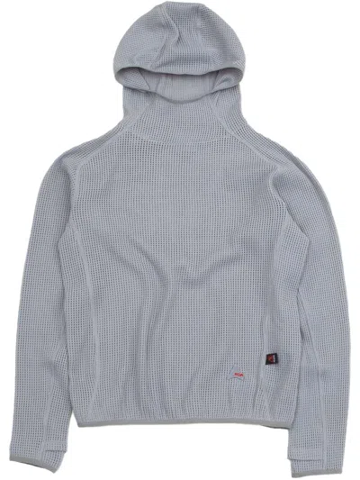 Roa Mesh Hoodie In Grey