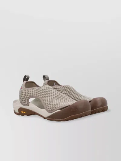 Roa Mesh Open Heel Sandals Pull Tab