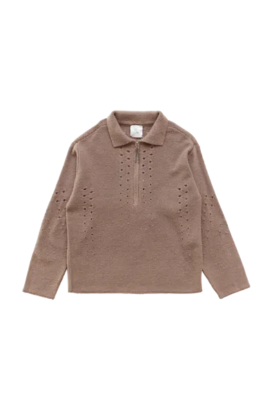 ROA ROA MOHAIR POLO SWEATER