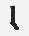 Roa Nightfall Long Socks In Black