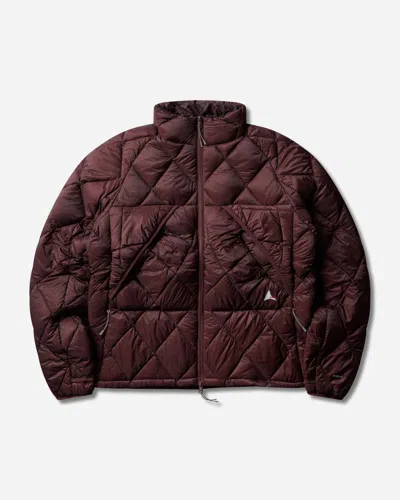 Roa Nuna 800 Fill Power Hooded Down Jacket Burgundy In Multi