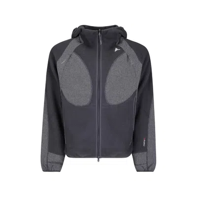 Roa Ocular Polartec Thermal Pro Zip Up Hoodie In Gray