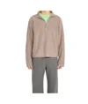 Roa Open-knit Sweater In Neutral