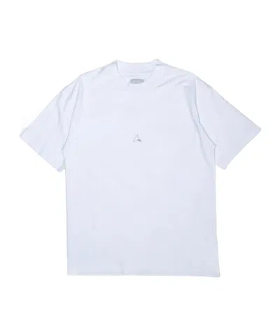 Roa Open-necked Black Shirt In White