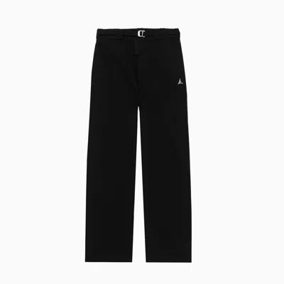 Roa Oversized Chino Trousers In Black