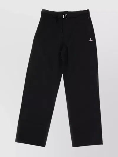 Roa Oversized Chino Trousers With Back Pockets In Black