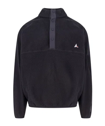 Roa Polartec Fleece Hoodie In Black