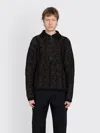 Roa Polo Cable Knit In Black
