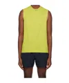 Roa Printed Vest In Green