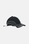 Roa Pursuit 6 Panel Cap In Black