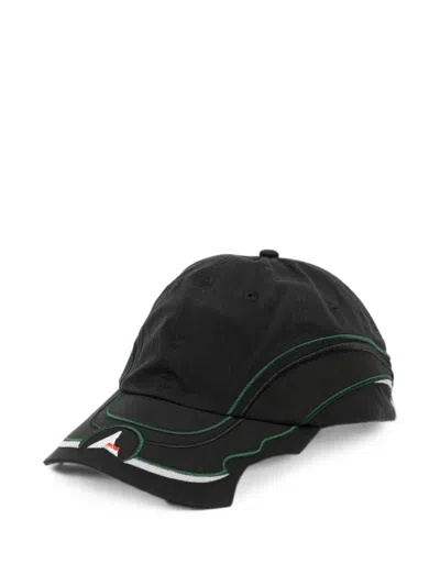 Roa Pursuit 6 Panelled Cap In Black