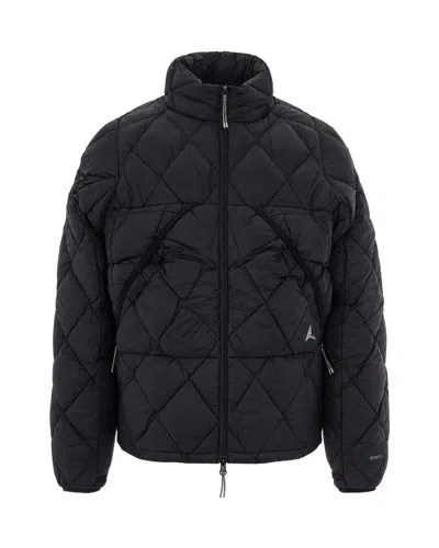 Roa Quilted Down Puffer Jacket In Black