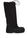 Roa Black Rubber Boots In Black