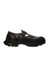 Roa Brown & Black Pala Loafers In Black