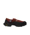 Roa Burgundy Pala Sneakers In Black