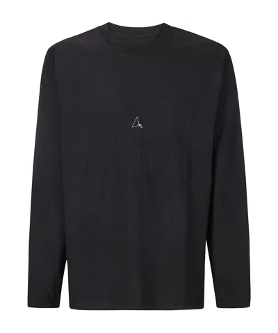 ROA ROA LOGO-PRINT CREWNECK T-SHIRT