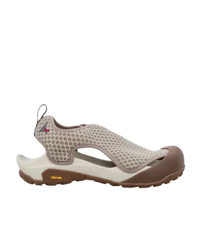 Roa Round Toe Sandals In Sand Honey