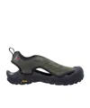 Roa Arpy Mesh Microfiber Functional Sandals In Green