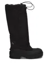 Roa Black Rubber Boots In Black