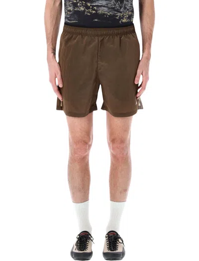 Roa Rugged Mini Shorts For Men In Brown