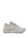 Roa White Fabric Athletic Sneakers In Neutral