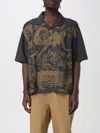 Roa Short-sleeved Shirt In Charcoal