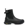 Roa Buckle-detail Chunky Boots In Black