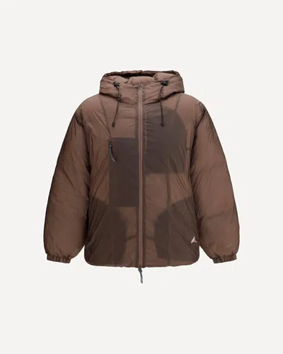 Roa Smooth 800 Fill Power Down Jacket In Marrone