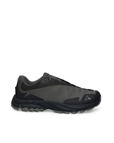 Roa Sneakers Kuna Trail Sage Green Black In Gray