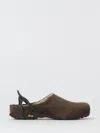 Roa Closed-toe Fedaia Slippers With Unique Heel Strap And Rugged Sole In Brown