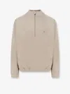 Roa Men Stretch Cotton Sweatshirt With Logo In Neutral