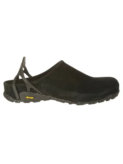 Roa Suede Trainers With Rubberized Back In Black