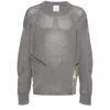 Roa Hemp Crewneck Sweater Grey In Grey