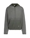 Roa Bee Sun Faded Waffle Sweatshirt In Olive In Green