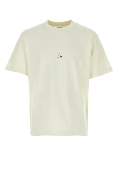 Roa Logo-print Cotton T-shirt In Bianco