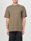 Roa Open-necked Black Shirt In Grün