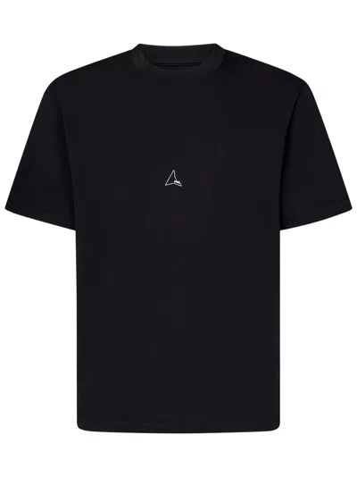 Roa Mock Jersey T-shirt In Black