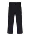 Roa Logo-engraved Tapered Trousers In Black