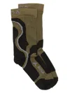 Roa Technical Socks In 褐色