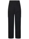 Roa Black Paneled Cargo Pants In Black