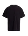 Roa T-shirt Logo Washed Black In Black