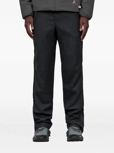 Roa Twill Zip Trousers In Black