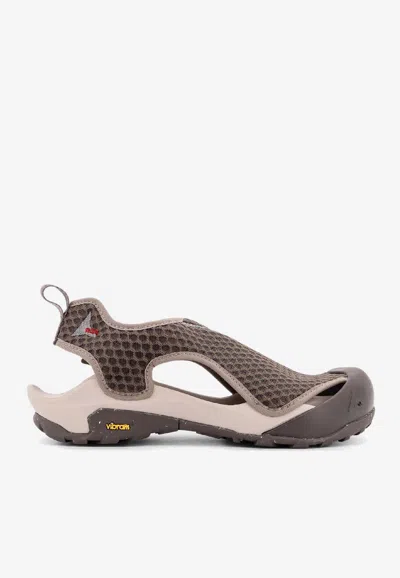 Roa Velcro Anklestrap Sneakers In Gray