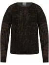 Roa Long Sleeve Sweater In Brown