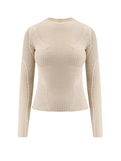 Roa Wavy Stretch Cotton Blend Top